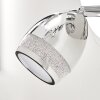 Applique murale Morges LED Chrome, 1 lumière