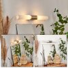 Applique murale Morges Nickel mat, 2 lumières