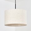 Bassagoda Suspension, Suspension beige, Blanc, 1 lumière