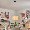 Bassagoda Suspension, Suspension beige, Blanc, 1 lumière