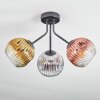 Koyoto Plafonnier, Boule lumineuse 42 cm Chrome, Or, Clair, Cuivré, Fumé, 3 lumières
