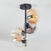 Gastor Plafonnier, Boule lumineuse 32 cm Ambre, Clair, Fumé, 4 lumières