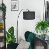 Bassagoda Lampadaire Chrome, Noir, 1 lumière