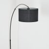 Bassagoda Lampadaire Chrome, Noir, 1 lumière