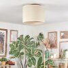 Bassagoda Plafonnier beige, Blanc, 1 lumière