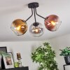 Koyoto Plafonnier, Boule lumineuse 42 cm Or, Clair, Cuivré, Fumé, 3 lumières