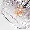 Koyoto Plafonnier, Boule lumineuse 42 cm Ambre, Clair, Fumé, 3 lumières