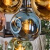 Ripoll Suspension, Boule lumineuse, Suspension Écru, Noir, 8 lumières
