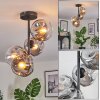 Ripoll Plafonnier, Boule lumineuse Clair, Fumé, 4 lumières