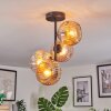 Ripoll Plafonnier, Boule lumineuse Ambre, 4 lumières