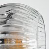 Ripoll Plafonnier, Boule lumineuse Chrome, Clair, Fumé, 4 lumières