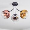 Ripoll Plafonnier, Boule lumineuse Chrome, Or, Clair, Cuivré, Fumé, 3 lumières