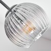 Koyoto Plafonnier, Boule lumineuse 82 cm Clair, Fumé, 7 lumières