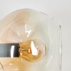 Ripoll Boule lumineuse, Applique murale Ambre, Clair, Fumé, 3 lumières
