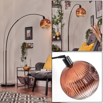 Ripoll Lampadaire Noir, 1 lumière Ripoll Lampadaire Noir, 1 lumière