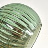 Koyoto Plafonnier, Boule lumineuse 74 cm Bleu, Vert, Cuivré, 6 lumières