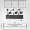 Gastor Suspension, Boule lumineuse, Suspension Clair, 6 lumières