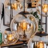 Gastor Suspension, Boule lumineuse, Suspension Ambre, Clair, 6 lumières