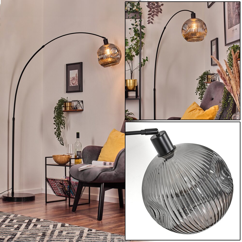 Ripoll Lampadaire Noir, 1 lumière main product photo