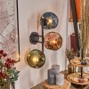 Ripoll Boule lumineuse, Applique murale Bleu, Vert, Cuivré, 3 lumières