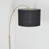 Bassagoda Lampadaire Laiton, Noir, 1 lumière