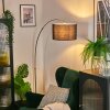 Bassagoda Lampadaire Nickel mat, Noir, 1 lumière