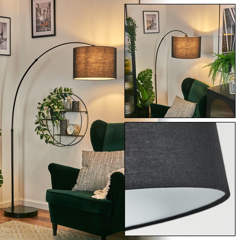 Bassagoda Lampadaire Noir, 1 lumière main product photo