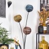 Koyoto Boule lumineuse, Lampadaire Bleu, Or, Cuivré, 3 lumières