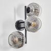Ripoll Boule lumineuse, Applique murale Clair, Fumé, 3 lumières
