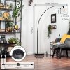 Koyoto Lampadaire, Lampadaires arc Noir, 1 lumière