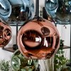 Ripoll Suspension, Boule lumineuse, Suspension Écru, Noir, 8 lumières