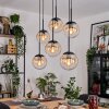 Gastor Suspension, Boule lumineuse, Suspension Ambre, Clair, 6 lumières