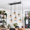 Gastor Suspension, Boule lumineuse, Suspension Ambre, Clair, 6 lumières