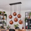 Gastor Suspension, Boule lumineuse, Suspension Cuivré, 6 lumières