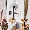 Koyoto Boule lumineuse, Applique murale Ambre, Clair, Fumé, 3 lumières