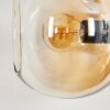 Koyoto Boule lumineuse, Applique murale Ambre, Clair, Fumé, 3 lumières