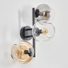 Koyoto Boule lumineuse, Applique murale Ambre, Clair, Fumé, 3 lumières