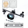 Koyoto Boule lumineuse, Applique murale Ambre, Clair, 3 lumières