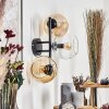 Koyoto Boule lumineuse, Applique murale Ambre, Clair, 3 lumières