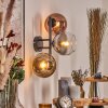 Koyoto Boule lumineuse, Applique murale Or, Clair, Cuivré, Fumé, 3 lumières