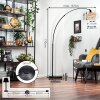 Koyoto Lampadaire Noir, 1 lumière