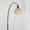 Koyoto Lampadaire Noir, 1 lumière