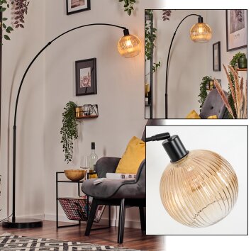 Koyoto Lampadaire Noir, 1 lumière Koyoto Lampadaire Noir, 1 lumière