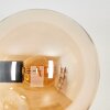 Gastor Boule lumineuse, Applique murale Ambre, 3 lumières