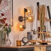 Gastor Boule lumineuse, Applique murale Ambre, 3 lumières