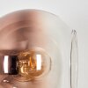 Koyoto Boule lumineuse, Applique murale Chrome, Or, Clair, Cuivré, Fumé, 3 lumières