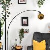 Koyoto Lampadaire Noir, 1 lumière
