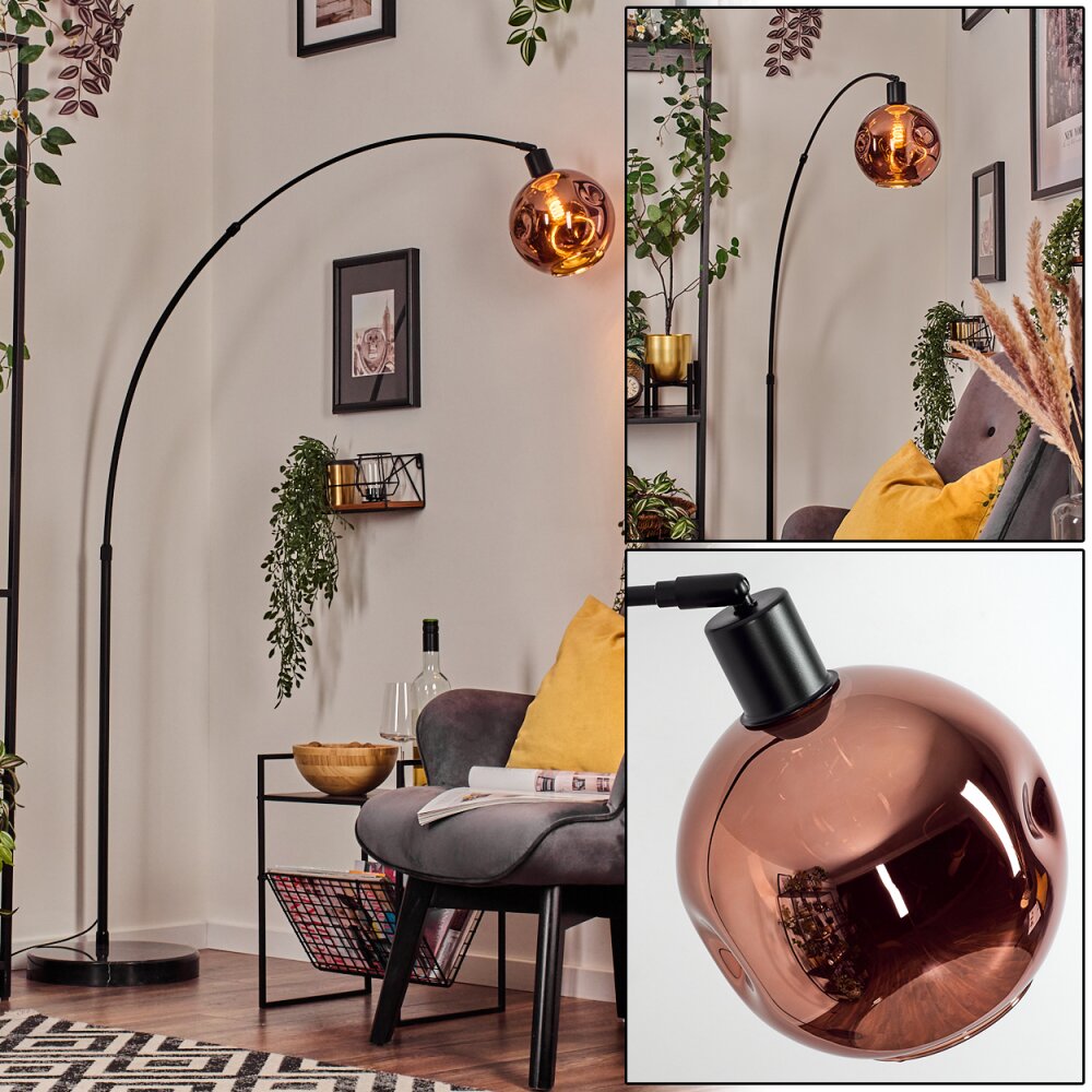 Ripoll Lampadaire Noir, 1 lumière main product photo