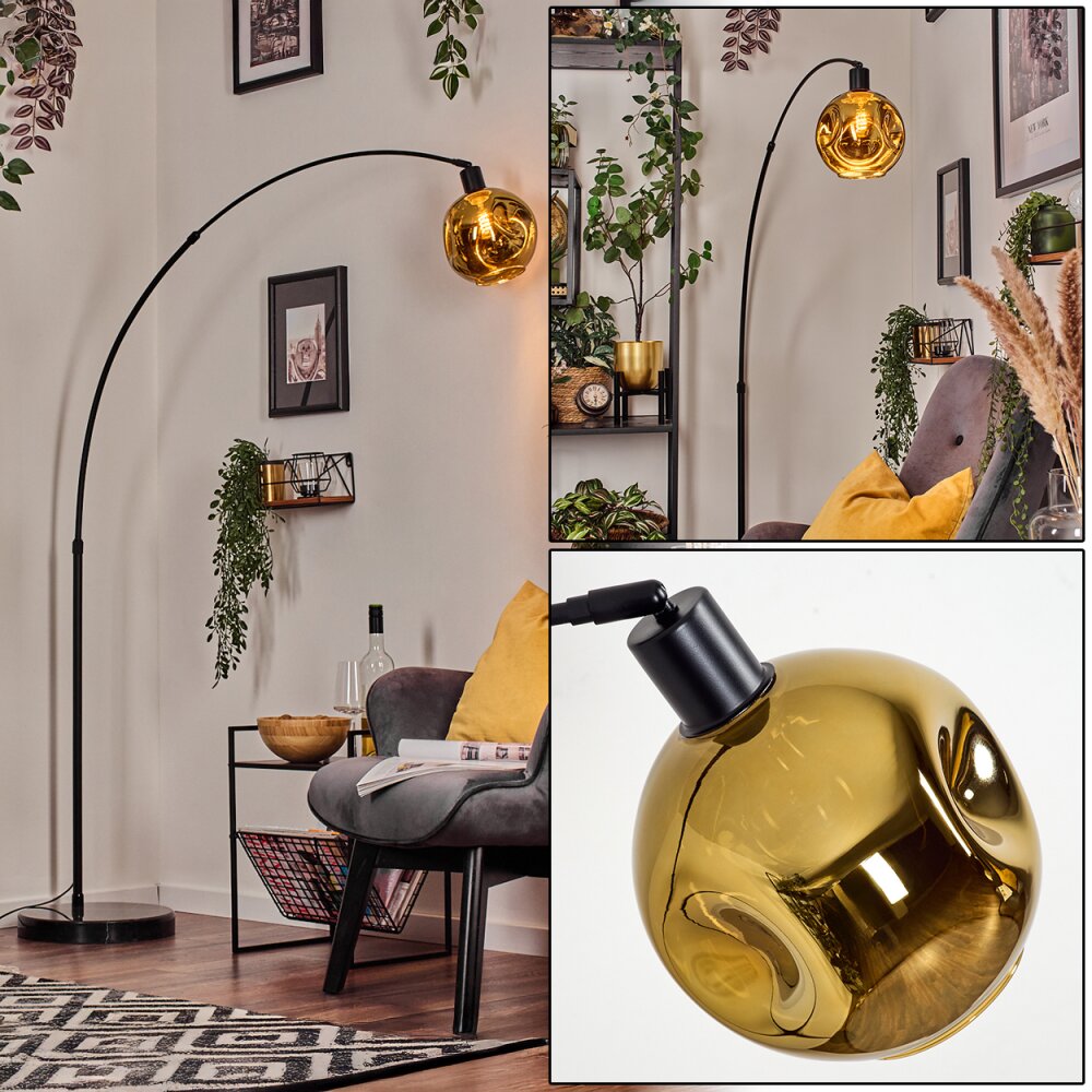 Ripoll Lampadaire Noir, 1 lumière main product photo