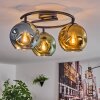 Ripoll Plafonnier, Boule lumineuse Bleu, Or, Vert, 3 lumières